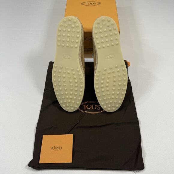 Tod’s PANTOFOLA GOMMA RAFIA TV Loafer Size 7.5UK/9US New In Box MSRP $995 main image 6